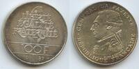 Frankreich 100 Francs Silber M#5814 - 230th Anniversary of the birth of La Fayette France -