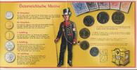 KMS GN386 - Österreich KMS Mint Set 2000 Hdgh Kursmünzsatz Handgehoben -