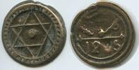 G12281 - Marokko 4 Fulus AH1285 (1868) Marakesh KM#166.2 Morocco -