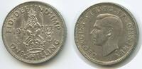 Shilling G2205 Großbritannien One KM#854 XF Silber George V. Great Britain -