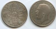 One Florin G2189 - Großbritannien KM#817a Silber George V. Great Britain -