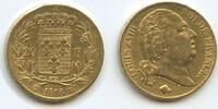 Frankreich 20 Francs Gold M#5568 - Ludwig XVIII. 1814-1824 France -