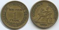 1 Franc G9209 - Frankreich KM#876 Mercury RARES JAHR Gadoury#468. France -