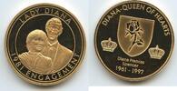 Medaille GY018 - Lady Diana 1961-1997 Queen of Hearts - 1981 Engagement -