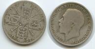 One Florin G2188 - Großbritannien KM#817a Silber George V. Great Britain -