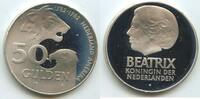 50 Gulden GS241 - Niederlande KM#207 PP Beatrix Dutch-American Friendship -