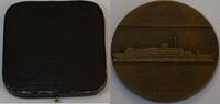 Bronzemedaille GN564 - Compagnie Générale Transatlantique M.S.Lafayette Box -