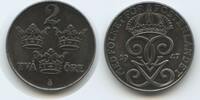2 Öre G15630 - Sweden KM#811 XF-UNC Gustaf V.1907-1950 Schweden -