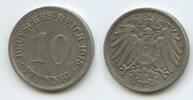 10 Pfennig 1915 G Karlsruhe Deutsches Reich G10105 - SEHR RAR Wilhelm II. 1888-1918 Germany Empire Sehr schön - Vorzüglich
