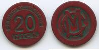 20 Francs GX233 - Spielmarke Casino Nizza Casino municipal Nice MC Wertmarke -