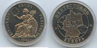 Medaille GY920 - Deutschland Ecu Europa - Einigkeit Recht Freiheit -