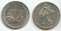 1 Franc G9123 - Frankreich Gadoury#467 KM#844.1 Silber France -
