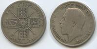 One Florin G2268 - Großbritannien KM#817a Silber George V. Great Britain -