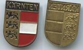 Abzeichen A969 - Altes Wappen Kärnten Anstecker coloriert -