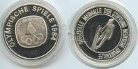 Medaille GY283 - Offizielle der Dt. Sporthilfe Olympia Silber - Skispringer -
