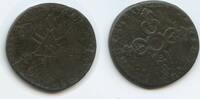 6 Deniers G1862 - Frankreich Montpellier Louis XIV.1643-1715 RAR France -