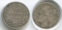 Niederlande 10 Cents G14530 - RAR Wilhelmina I. 1890-1948 Netherlands -