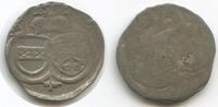RDR Schlesien Breslau Einseitiger Zweier (2 Pfennig) H1246 - Der oberste Lehnsherr Ferdinand I.1526-1564 -