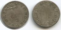 Bayern München 1/2 Batzen (2 Kreuzer) 1636 H1204 - RAR Maximilian I., als Kurfürst 1623-1651 Schön - Sehr schön