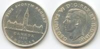Kanada 1 Dollar Silber M#1002 - Royal Visite RAR Silber Georg VI. Canada -