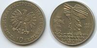 Polen 10 Zlotych (10 Zloty) G8794 - 50th Anniversary - Battle of Upper Silesia Polskich Poland -
