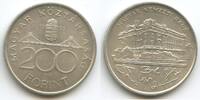 Ungarn Magyar Köztársaság 200 Forint Silber H0769 - Magyar Nemzeti Bank Hungary -