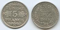 Tunesien 5 Francs G1396 - Ahmad Pasha Bey Tunisia -