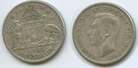 Australien One Florin Silber H0090 - King George VI. 1936-1952 Australia -