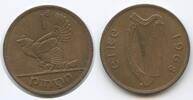 Irland One Penny (Pingin) G6410 - Henne mit Küken Ireland Éire -
