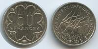 Gabun Zentralafrikanische Staaten 50 Francs CFA G15812 - Antilope Bank of Central African States Gabonaise -