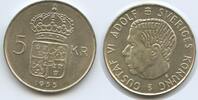 Schweden 5 Kronur Silber GS238 - Gustav VI. Adolf 1950-1973 Sweden -