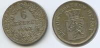 Hessen-Darmstadt 6 Kreuzer G14339 - Ludwig II. 1843-1847 -