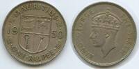 Mauritius One Rupee G11479 - King George VI. -