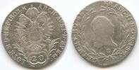 Österreich Böhmen Prag 20 Kreuzer M#5810 - Franz II.1792-1835 -