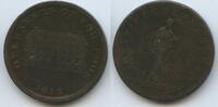 Großbritannien Great Britain United Kingdom One Penny Workhouse Token T731 - Sheffield - Overseers Of The Poor -