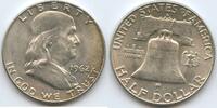 Vereinigten Staaten von Amerika Franklin Half Dollar 1962 D Denver H0323 - Liberty Bell United States USA Vorzüglich