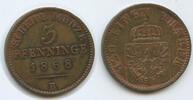 Brandenburg-Preußen 3 Pfennig G6820 - Prussia Wilhelm I. 1861-1888 -