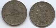 Sachsen-Albertinische Linie 1 Neugroschen (10 Pfennige) Silber G14217 - Wappen - Johann 1854-1873 -