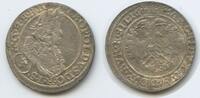 RDR Schlesien Brieg 3 Kreuzer (Groschen) G5255 - Leopold I. 1658-1705 -