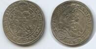 RDR Schlesien Brieg 3 Kreuzer (Groschen) G5257 - RAR Leopold I. 1658-1705 -