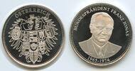 Österreich Silbermedaillle GY1227 - Bundespräsident Franz Jonas 1965-1974 -