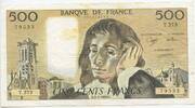 500 Francs 1988 Frankreich GB239 - Banknote Blaise Pascal France Gebrauchte Erhaltung