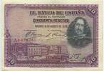 Spanien 50 Pesetas GB178 - Banknote Velázquez Paper Money Spain -