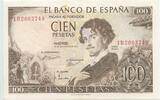 Spanien 100 Pesetas GB254 - Banknote Gustavo Adolfo Bécquer Paper Money Spain -
