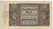 Deutsches Reich Weimar 2 Millionen Mark GB346 - Paper Money Germany -