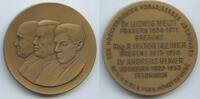 Österreich Vorarlberg Bregenz, Feldkirch Bronzemedaille GX665 - Vlbg Münzfreunde Welti, Kleiner, Ulmer - Vorarlberger Archivaren -