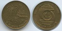 Mauritius 5 Rupees Token GX961 - Sun International Hotel - Casino - Segelschiff Palme -