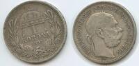 Ungarn Kaiserreich 1 Korona G5748 - Kaiser Franz Joseph I. 1848-1916 Hungary -