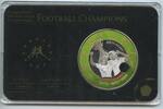 Deutschland Bundesrepublik Große Medaille Fussball Champions GN644 - Prestige-Edition Football Champions - Gold - Rhodium -