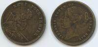 Großbritannien Token Jeton Wertmarke T046 - Keep your Temper - Queen Victoria 1837-1901 -